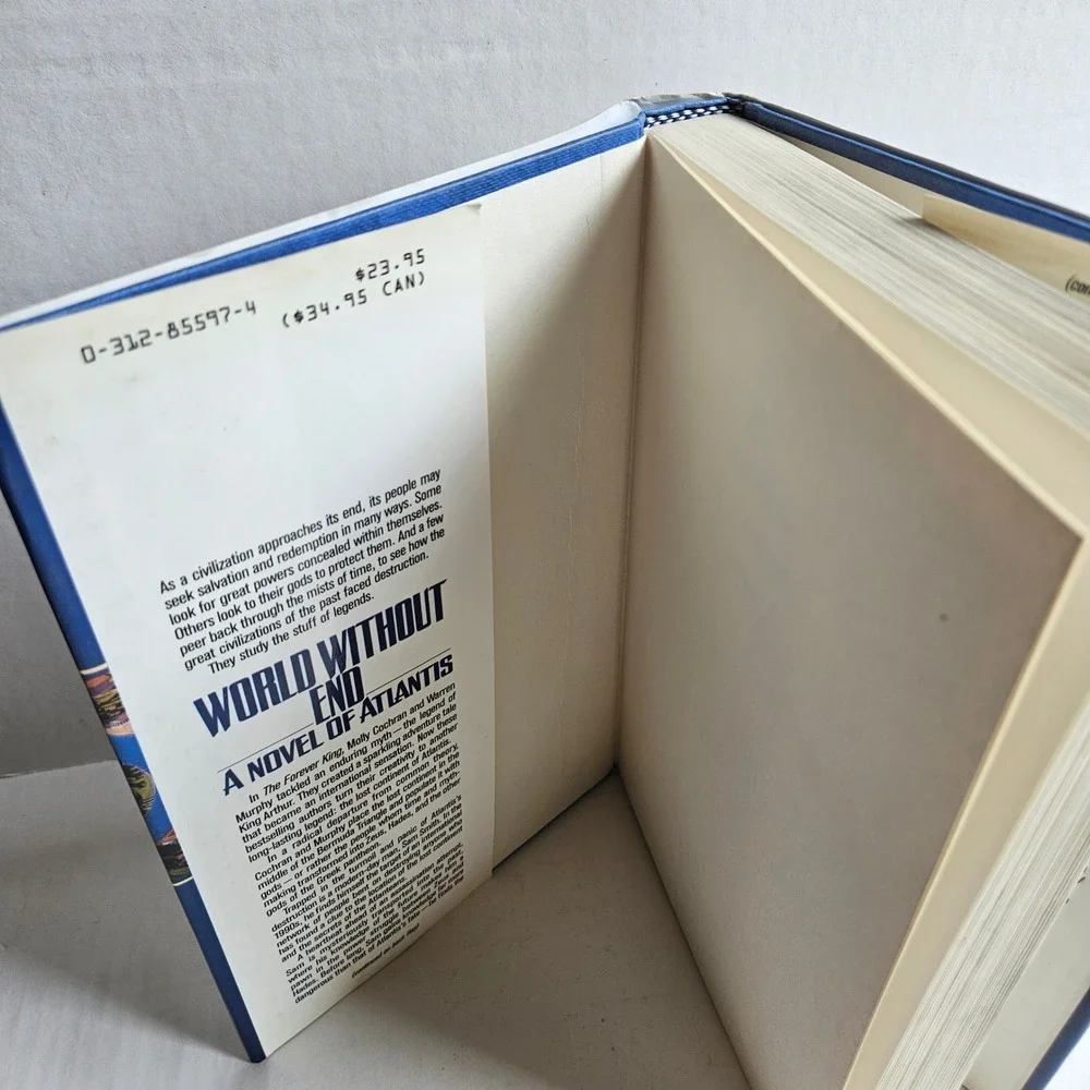 World Without End A Novel of Atlantis Molly Cochran Warren Murphy Hardcover 1996